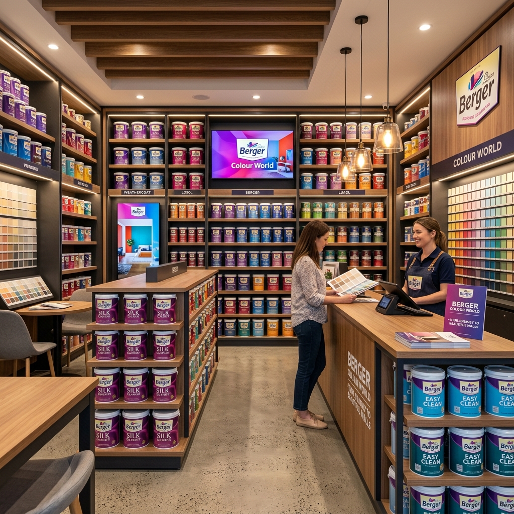 Sri Nimishamba Paints Storefront in Hinkal, Mysuru